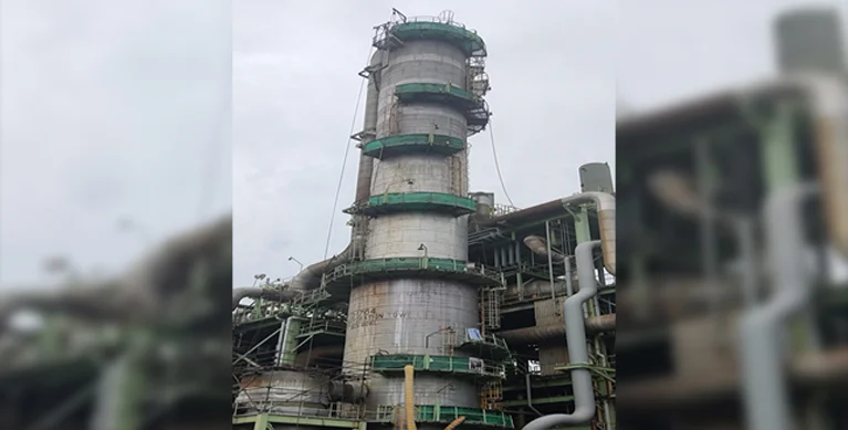 2nd Phase Revamping of the DP Distillation Column
