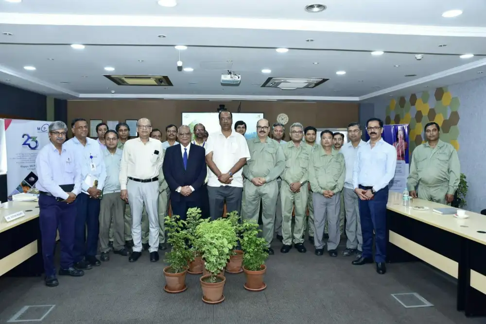 Visit of Senior Dignitaries from the Department of Chemicals and Petrochemicals to MCPI Plant, Haldia